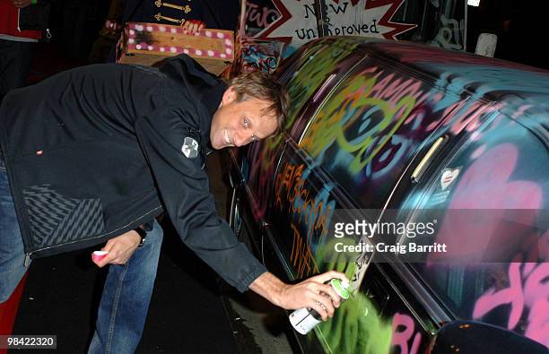 Tony Hawk arrives at Banksy's "Exit Through The Gift Shop" Los Angeles Premiere on April 12, 2010 in Los Angeles, California.