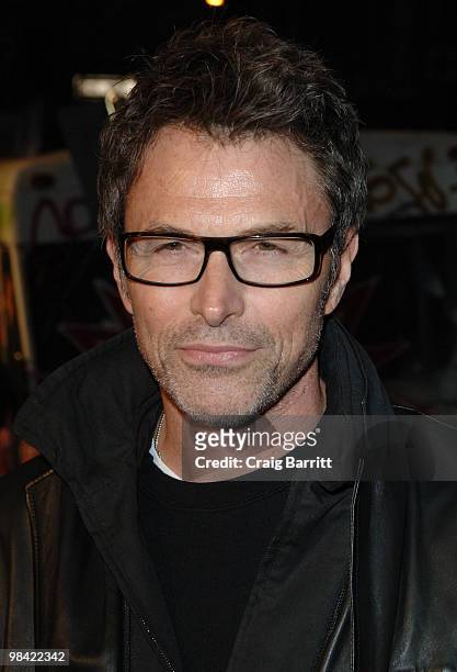 Tim Daly arrives at Banksy's "Exit Through The Gift Shop" Los Angeles Premiere on April 12, 2010 in Los Angeles, California.