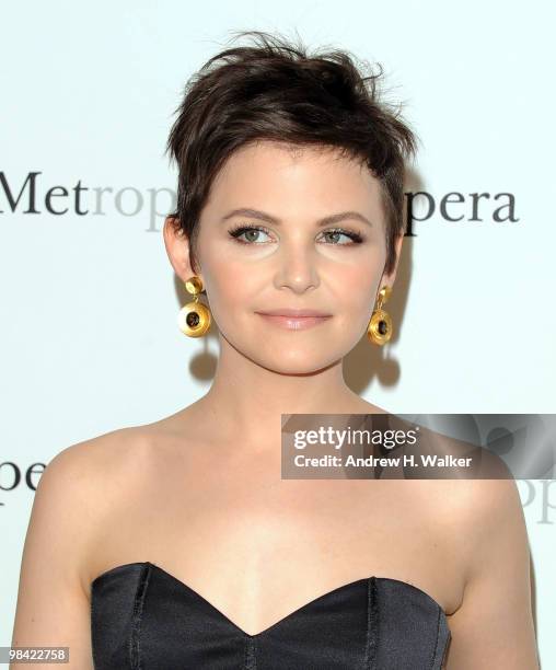 Actress Ginnifer Goodwin attends the Metropolitan Opera gala permiere of "Armida" at The Metropolitan Opera House on April 12, 2010 in New York City.