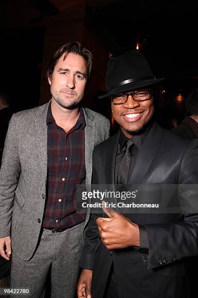 Luke Wilson and Ne-Yo at Screen Gem's World Premiere of 'Death at a Funeral' on April 12, 2010 at Arclight Cinerama Dome in Hollywood, California.