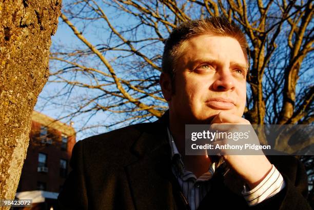 Pulitzer Prize winning author Paul Harding poses for a portrait session on January 19th 2009 in Portland, Oregon, United States.