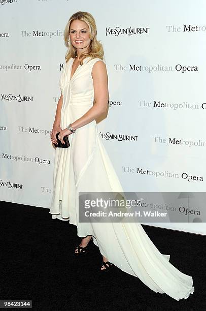 Jennifer Morrison attends the Metropolitan Opera gala permiere of "Armida" at The Metropolitan Opera House on April 12, 2010 in New York City.