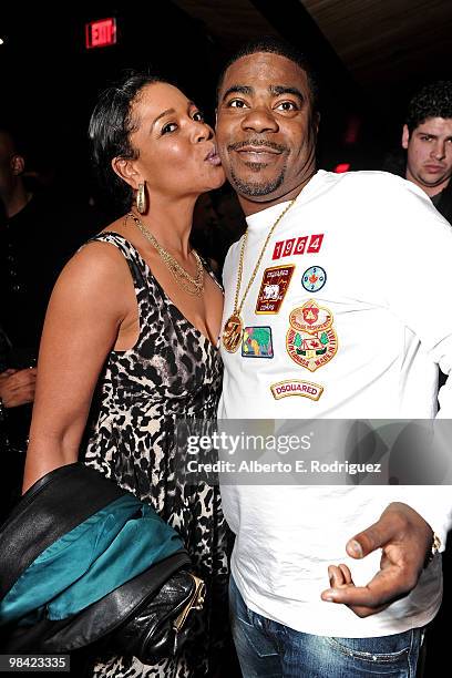 Actress Tamala Jones and actor Tracy Morgan attend the after party for the Los Angeles premiere of Screen Gems' "Death at a Funeral on April 12, 2010...