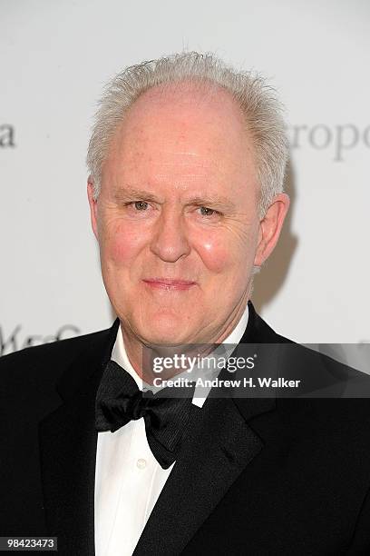 Actor John Lithgow attends the Metropolitan Opera gala permiere of "Armida" at The Metropolitan Opera House on April 12, 2010 in New York City.