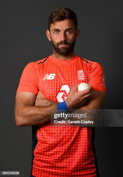 Liam Plunkett of England poses for a portrait at Edgbaston on June 26, 2018 in Birmingham, England.