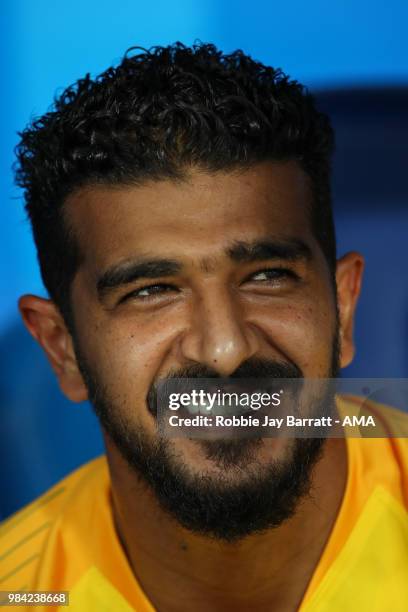 Abdullah Almuaiouf of Saudi Arabia during the 2018 FIFA World Cup Russia group A match between Saudia Arabia and Egypt at Volgograd Arena on June 25,...
