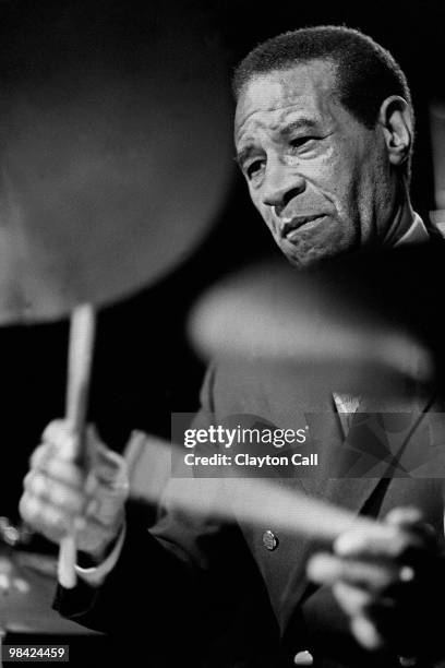 Max Roach performing with his quartet at Yoshi's in Oakland, California on June 6, 1987.