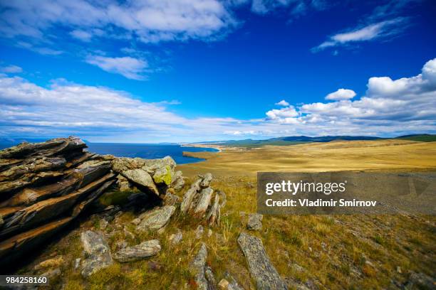 island olkhon - olkhon island stock pictures, royalty-free photos & images