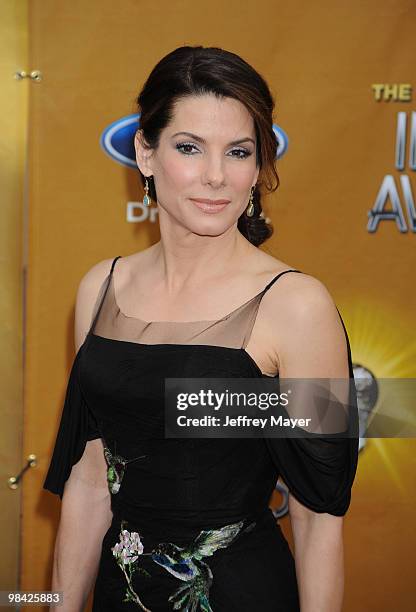 Actress Sandra Bullock arrives at the 41st NAACP Image Awards at The Shrine Auditorium on February 26, 2010 in Los Angeles, California.