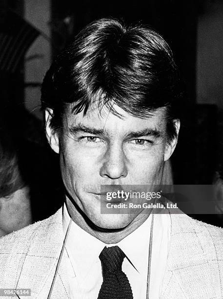 Actor Jan-Michael Vincent attends ABC TV Affiliates Party on May 11, 1984 at the Beverly Wilshire Hotel in Beverly Hills, California.