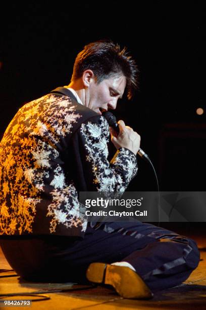 Lang performing at the Warfield Theater in San Francisco in 1992.