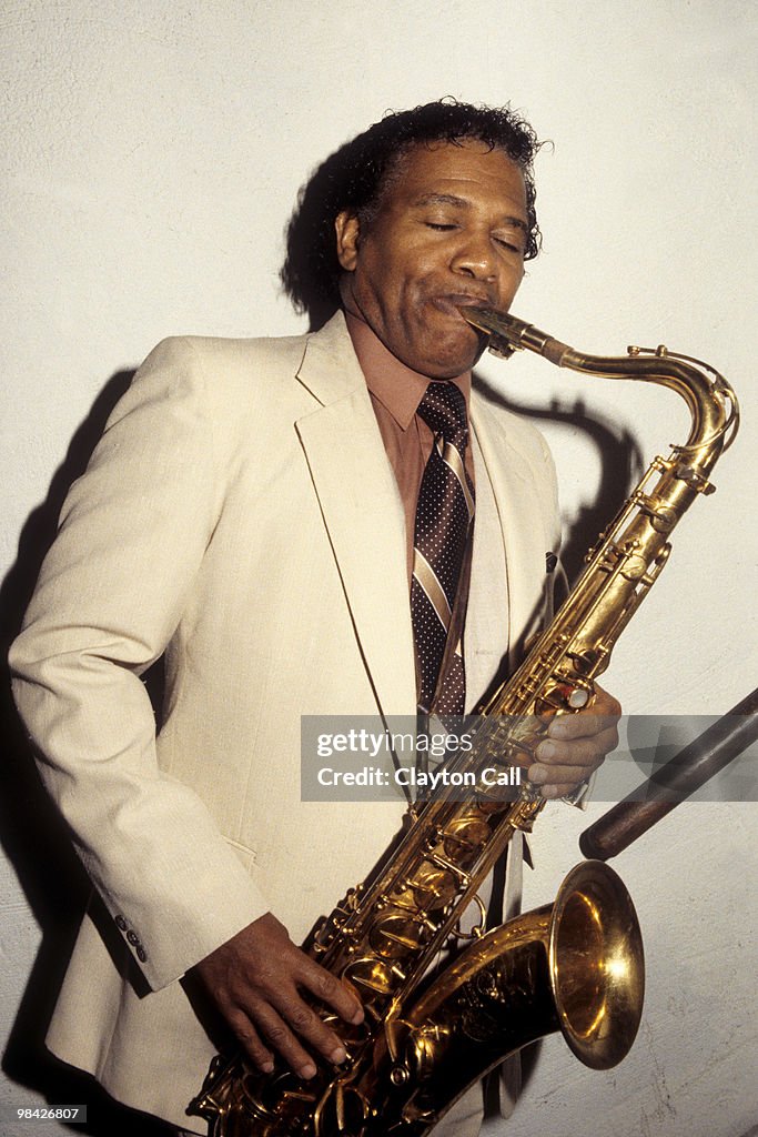 Jr. Walker Junior Walker warms up before going onstage at Wolfgang's in San ...