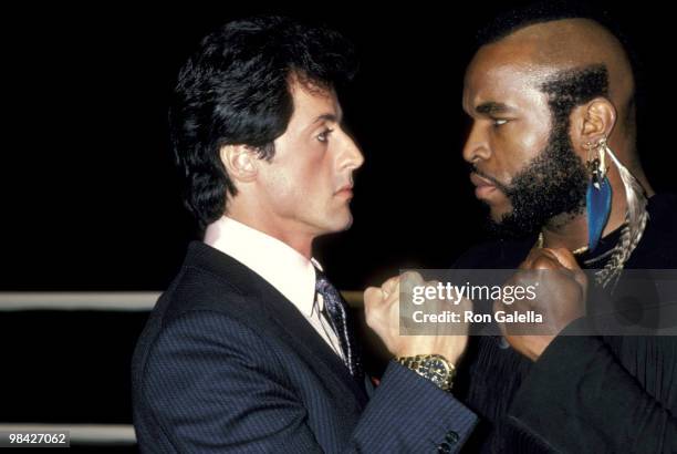 Mr. T And Sylvester Stallone