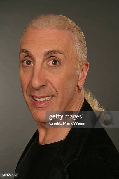 Dee Snider, singer of Twisted Sister poses during a studio shoot on April 9, 2008 in Los Angeles.