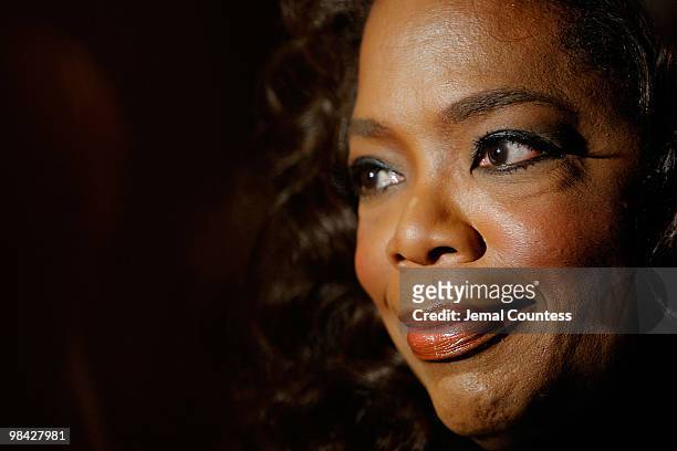 Media personality Oprah Winfrey attends the Alvin Ailey American Dance Theater's 50th anniversary opening night gala at the Sheraton on December 3,...