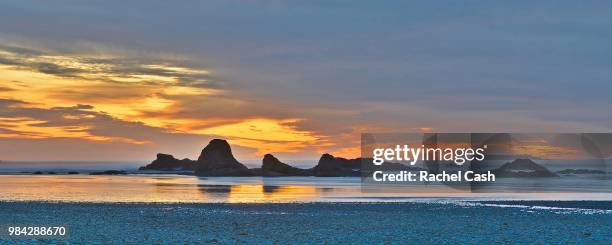 ruby beach sunset - ruby beach stock pictures, royalty-free photos & images