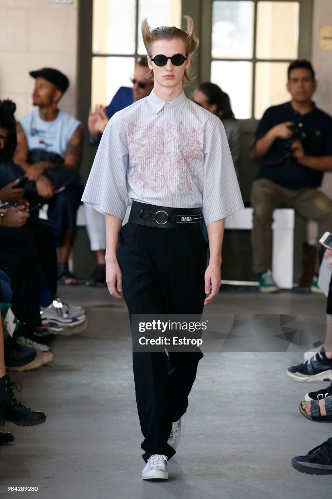 Christian Dada: Runway - Paris Fashion Week - Menswear Spring/Summer 2019