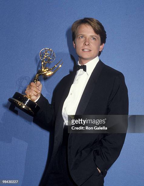 Actor Michael J. Fox attends the 38th Annual Primetime Emmy Awards on September 21, 1986 at Pasadena Civic Auditorium in Pasadena, California.