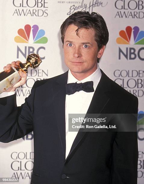 Actor Michael J. Fox attends the 57th Annual Golden Globe Awards on January 23, 2000 at Beverly Hilton Hotel in Beverly Hills, California.