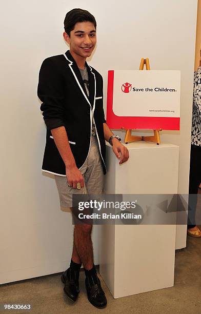 Actor Mark Indelicato attends an "Ugly Betty" charity auction at Axelle Fine Arts Gallery Ltd on April 12, 2010 in New York City.