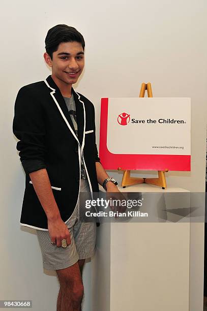 Actor Mark Indelicato attends an "Ugly Betty" charity auction at Axelle Fine Arts Gallery Ltd on April 12, 2010 in New York City.