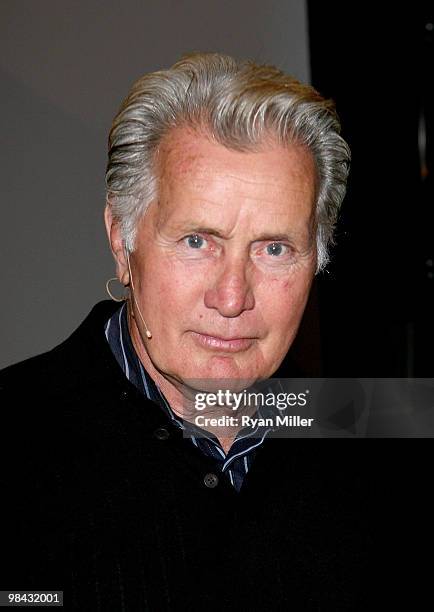 Cast member Martin Sheen poses during arrivals for the 2010 Simply Shakespeare Charity reading of "Much Ado About Nothing" at The Broad Stage on...