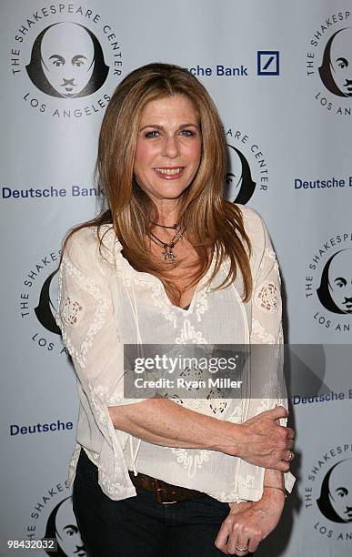 Cast member Rita Wilson poses during arrivals for the 2010 Simply Shakespeare Charity reading of "Much Ado About Nothing" at The Broad Stage on April...