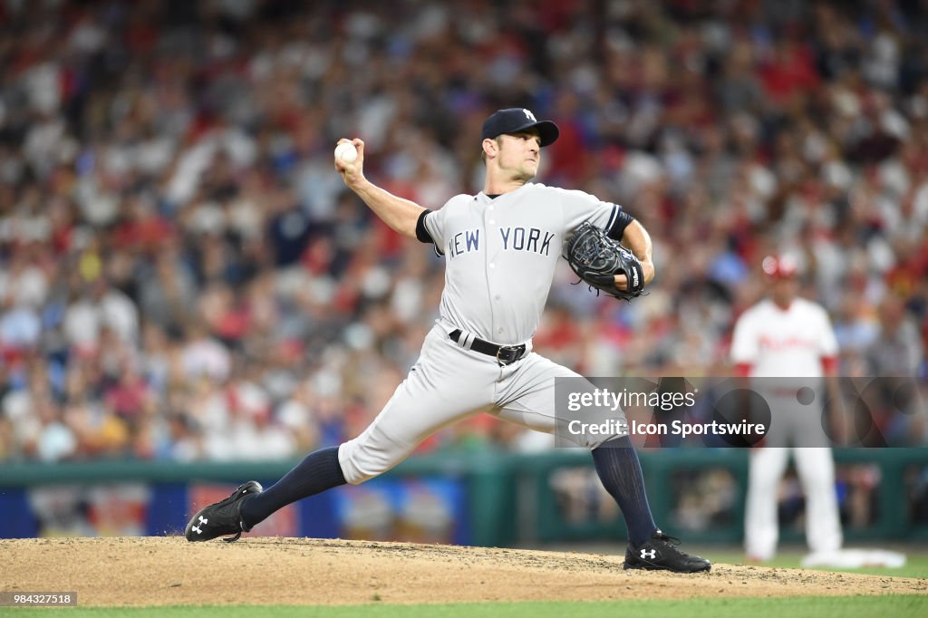 MLB: JUN 25 Yankees at Phillies