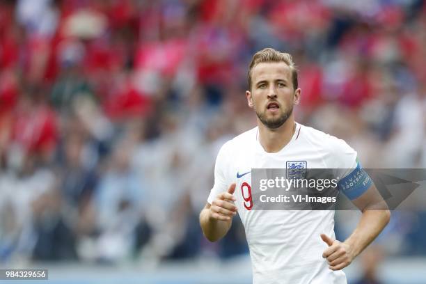 Harry Kane of England during the 2018 FIFA World Cup Russia group G match between England and Panama at the Nizhny Novgorod stadium on June 24, 2018...