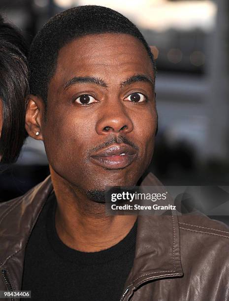 Chris Rock attends the "Death At A Funeral" Los Angeles Premiere at Pacific's Cinerama Dome on April 12, 2010 in Hollywood, California.