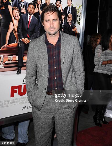 Luke Wilson attends the "Death At A Funeral" Los Angeles Premiere at Pacific's Cinerama Dome on April 12, 2010 in Hollywood, California.