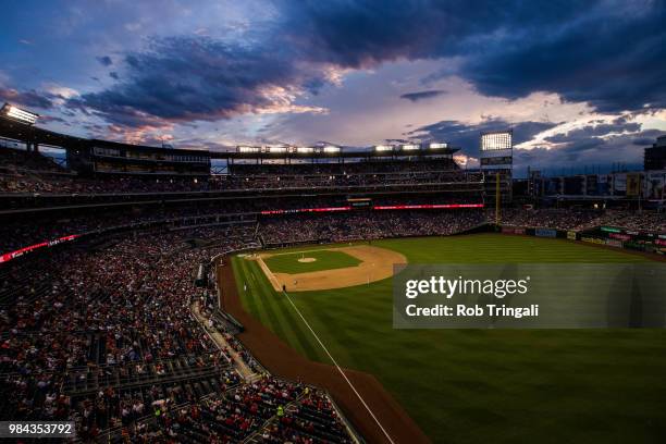 General view of Nationals Park during the game between the Washington Nationals and the Tampa Bay Rays on Tuesday June 5, 2018 in Washington, D.C.