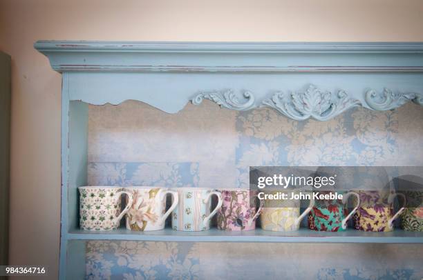 ornate kitchen shelving unit - beauty cabinet stock pictures, royalty-free photos & images