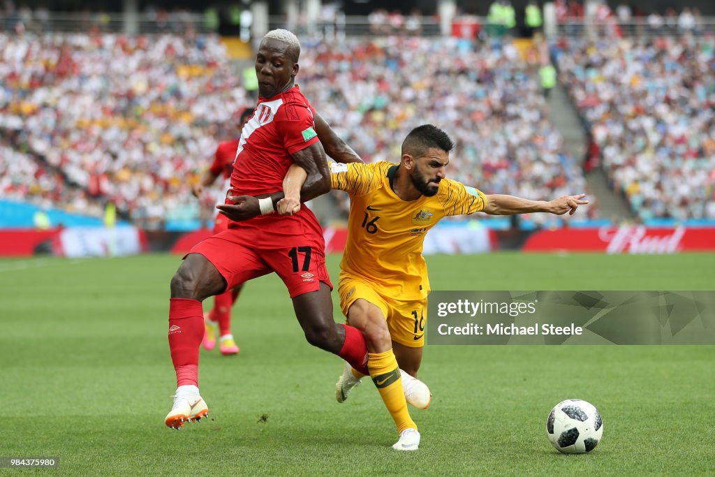 Australia v Peru: Group C - 2018 FIFA World Cup Russia