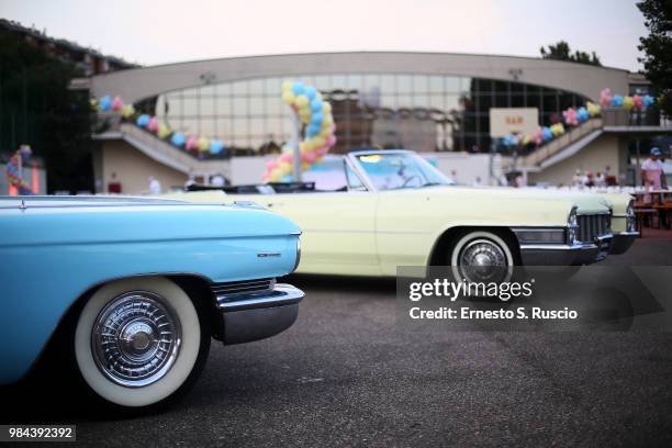 Atmosphere at the Caten Hight Shool Prom DSquared2 as a part of Pitti Bimbo Kids Fashion Week at Palamattioli on June 21, 2018 in Florence, Italy.