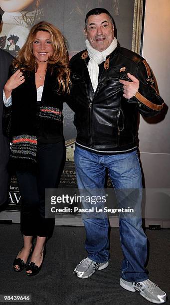 Humorist Jean-Marie Bigard and wife attend the premiere of the Luc Besson's film "Les Aventures Extraordinaires d'Adele Blanc-Sec" at Cinema UGC...