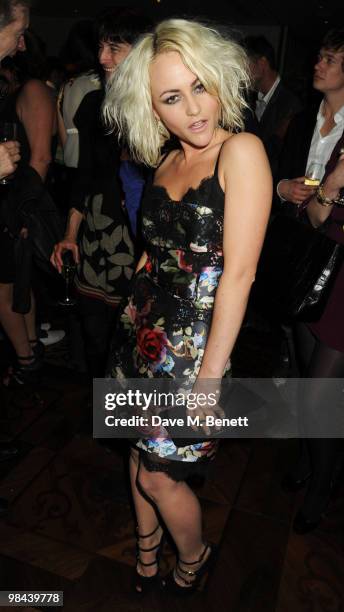 Jaime Winstone attends the afterparty following the gala screening of 'Boogie Woogie', at the Westbury Hotel on April 13, 2010 in London, England.