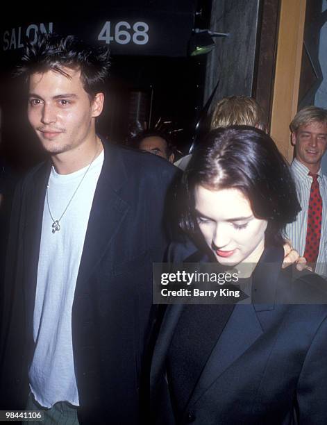 Johnny Depp and Winona Ryder