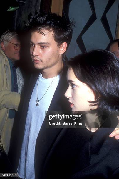 Johnny Depp and Winona Ryder