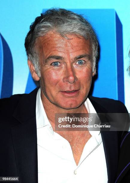 Actor Franck Dubosc attends the Premiere of 'Camping 2' at Cinema Gaumont Opera on April 13, 2010 in Paris, France.