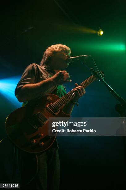 Matthew Caws of Nada Surf performs at ICA on April 13, 2010 in London, England.