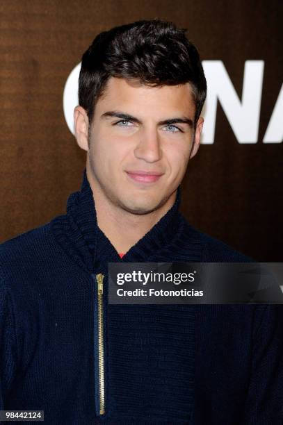 Actor Maxi Iglesias attends 'Alicia en el Pais de las Maravillas' premiere, at Proyecciones Cinema on April 13, 2010 in Madrid, Spain.