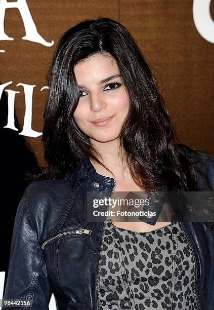 Actress Clara Lago attends 'Alicia en el Pais de las Maravillas' premiere, at Proyecciones Cinema on April 13, 2010 in Madrid, Spain.