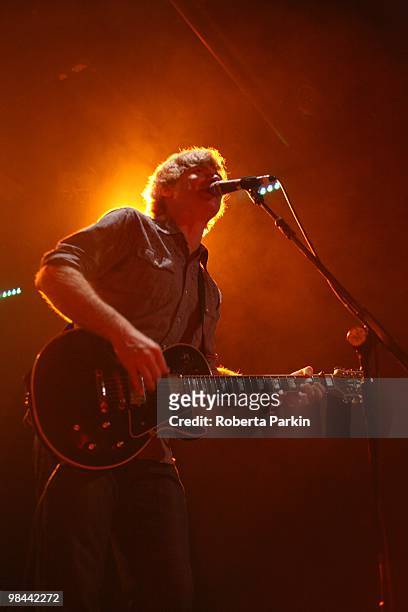 Matthew Caws of Nada Surf performs at ICA on April 13, 2010 in London, England.