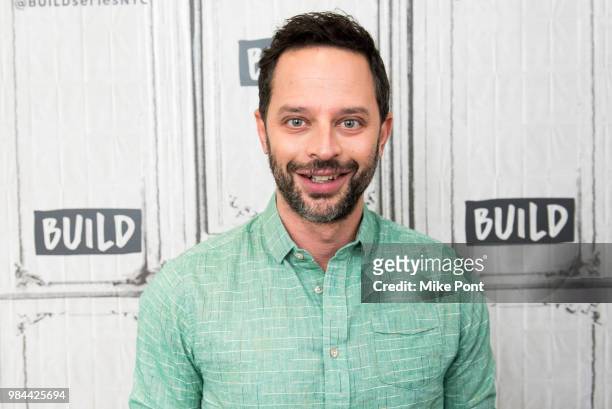 Nick Kroll attends Build Series to discuss "Uncle Drew" at Build Studio on June 26, 2018 in New York City.