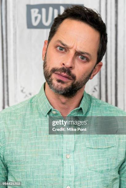 Nick Kroll attends Build Series to discuss "Uncle Drew" at Build Studio on June 26, 2018 in New York City.