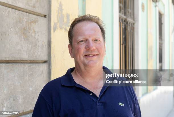 June 2018, Germany, Cuba: Ralf Kokemueller, producer and head of the BB Group, during the presentation of the first Cuban musical "Carmen la Cubana"....