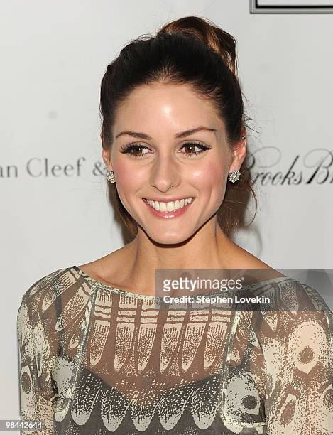 Olivia Palermo walks the red carpet during the 2010 Tribeca Ball at the New York Academy of Art on April 13, 2010 in New York City.