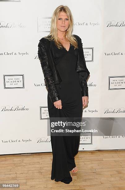 Alexandra Richards walks the red carpet during the 2010 Tribeca Ball at the New York Academy of Art on April 13, 2010 in New York City.