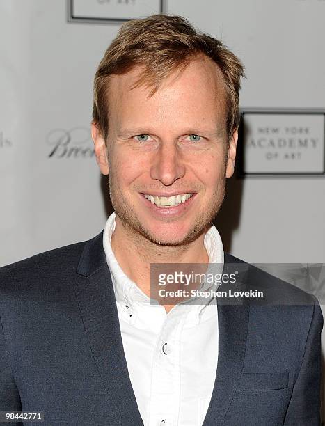 Artist Will Carter walks the red carpet during the 2010 Tribeca Ball at the New York Academy of Art on April 13, 2010 in New York City.